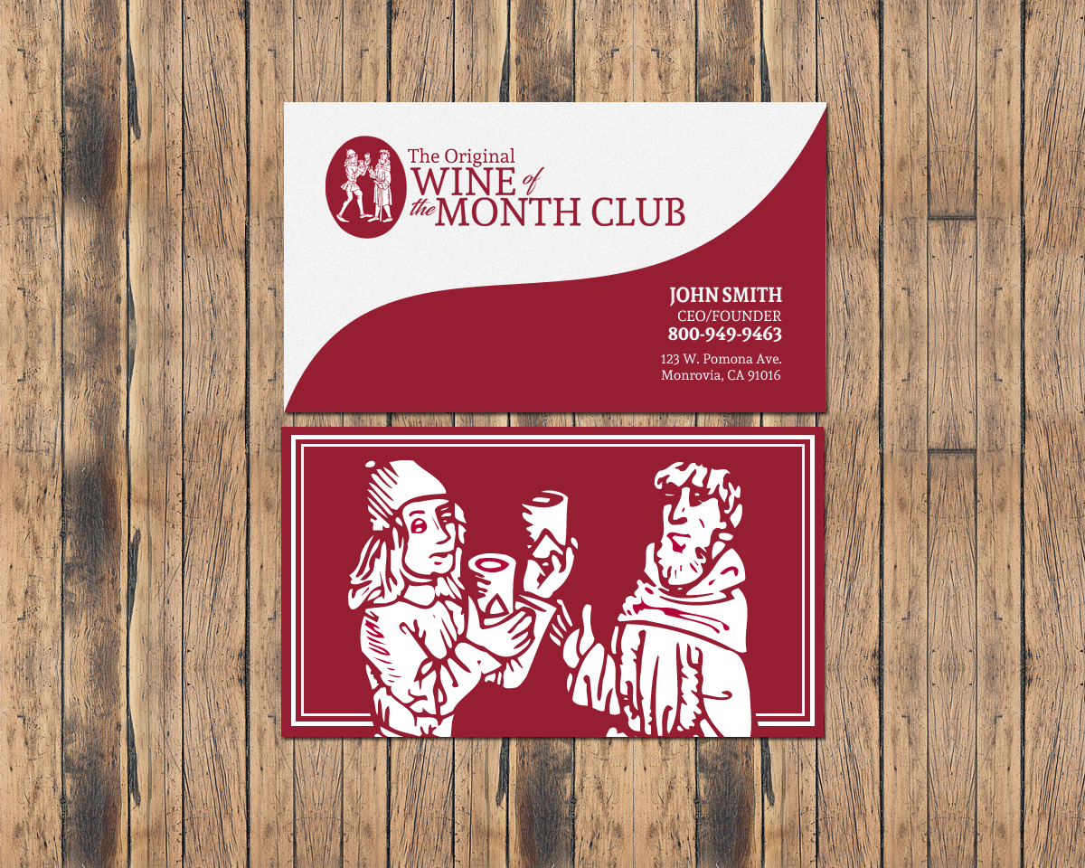 Business Card Design by chandrayaan.creative for Wine of the Month Club | Design #17800192