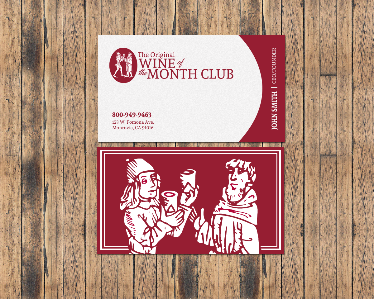 Business Card Design by chandrayaan.creative for Wine of the Month Club | Design #17800479
