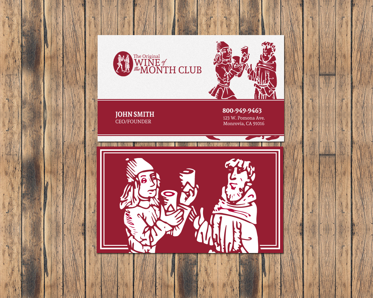 Business Card Design by chandrayaan.creative for Wine of the Month Club | Design #17800626