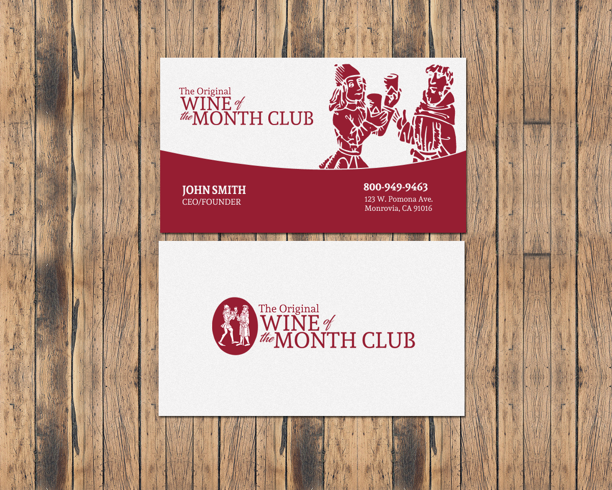Business Card Design by chandrayaan.creative for Wine of the Month Club | Design #17800628