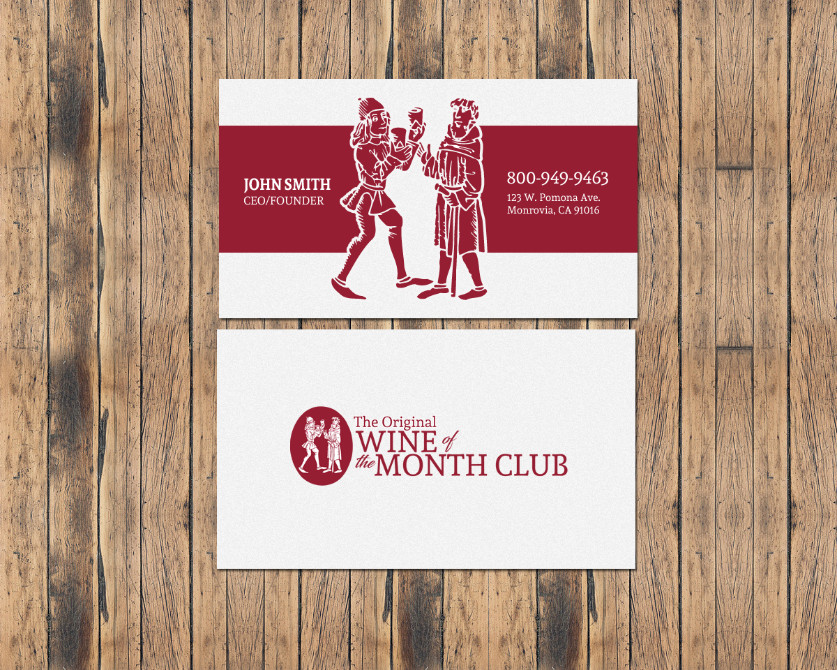 Business Card Design by chandrayaan.creative for Wine of the Month Club | Design #17801079