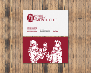 Visitenkarten-Design von chandrayaan.creative für Wine of the Month Club | Design: #17848139