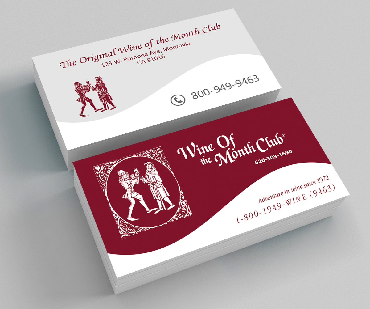 Business Card Design by M6G for Wine of the Month Club | Design #17857848