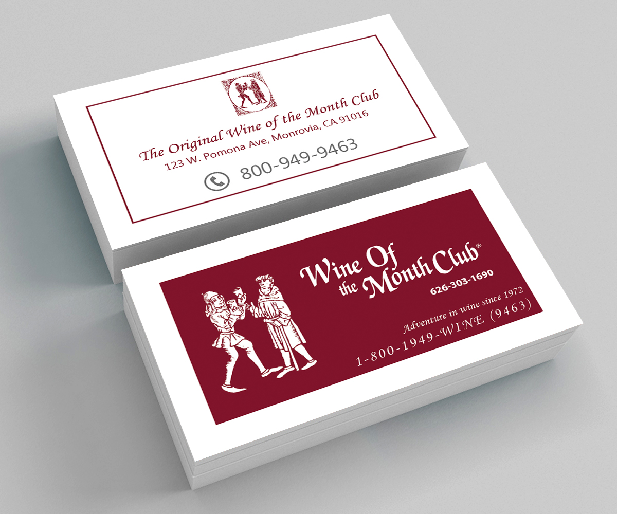 Business Card Design by M6G for Wine of the Month Club | Design #17857945