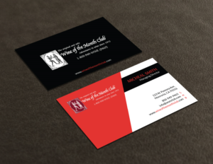 Business Card Design by Tripti Ranjan Gain for Wine of the Month Club | Design: #17824200