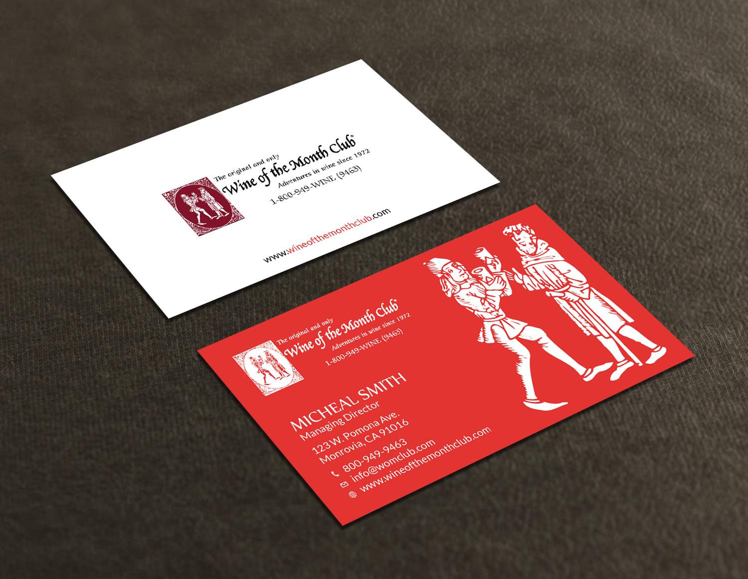 Business Card Design by Tripti Ranjan Gain for Wine of the Month Club | Design #17824205