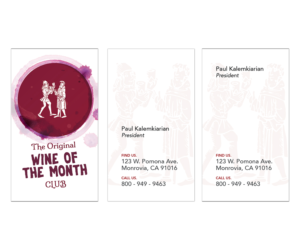 Business Card Design by Elemental Creative for Wine of the Month Club | Design: #17867437