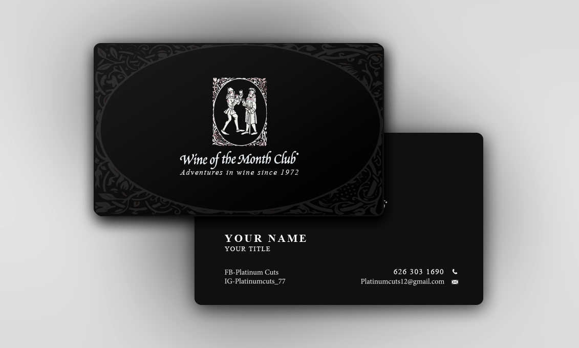 Business Card Design by nafizrahat for Wine of the Month Club | Design #17829347
