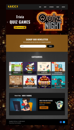 Web Design by pb for Fan Lucci | Design: #17810079