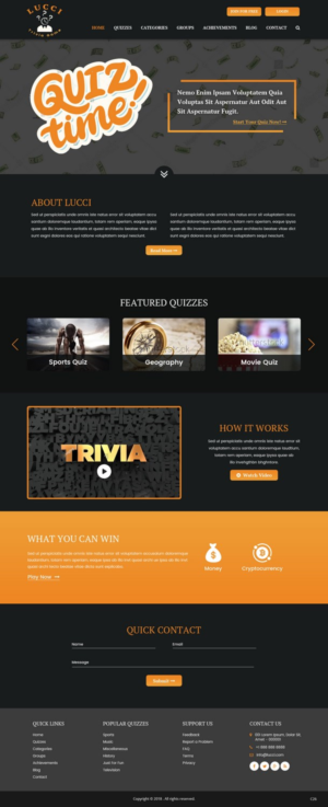 Web Design by pb for Fan Lucci | Design: #17810081