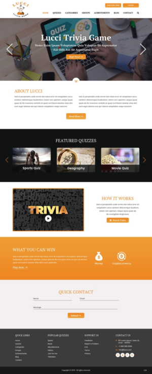 Web Design by pb for Fan Lucci | Design: #17810082