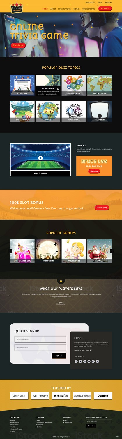 Web Design by pb for Fan Lucci | Design #17810084