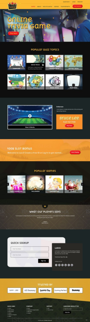 Web Design by pb for Fan Lucci | Design: #17810084