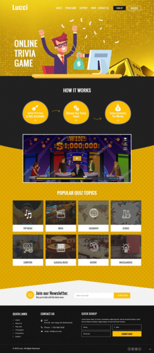 Web Design by pb for Fan Lucci | Design: #17810088