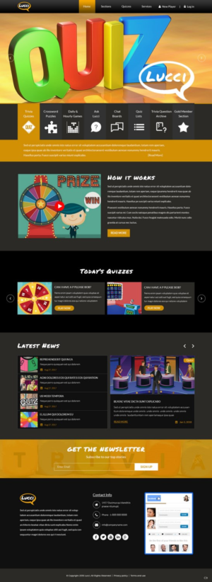 Web Design by pb for Fan Lucci | Design: #17810089
