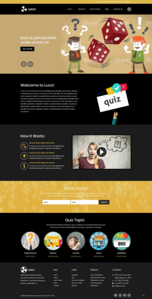 Web Design by pb for Fan Lucci | Design: #17810110