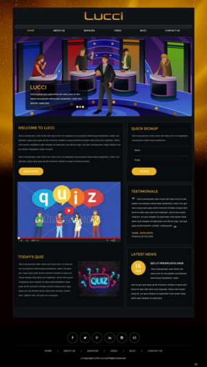 Web Design by pb for Fan Lucci | Design: #17810111