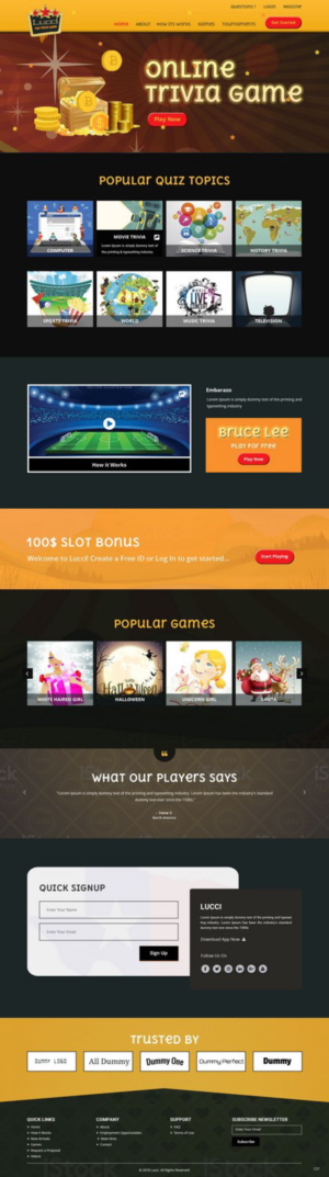 Web Design by pb for Fan Lucci | Design: #17810113