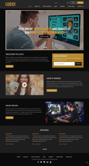 Web Design by pb for Fan Lucci | Design: #17810114