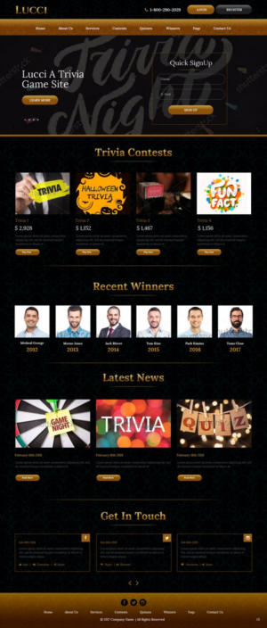 Web Design by pb for Fan Lucci | Design: #17820196