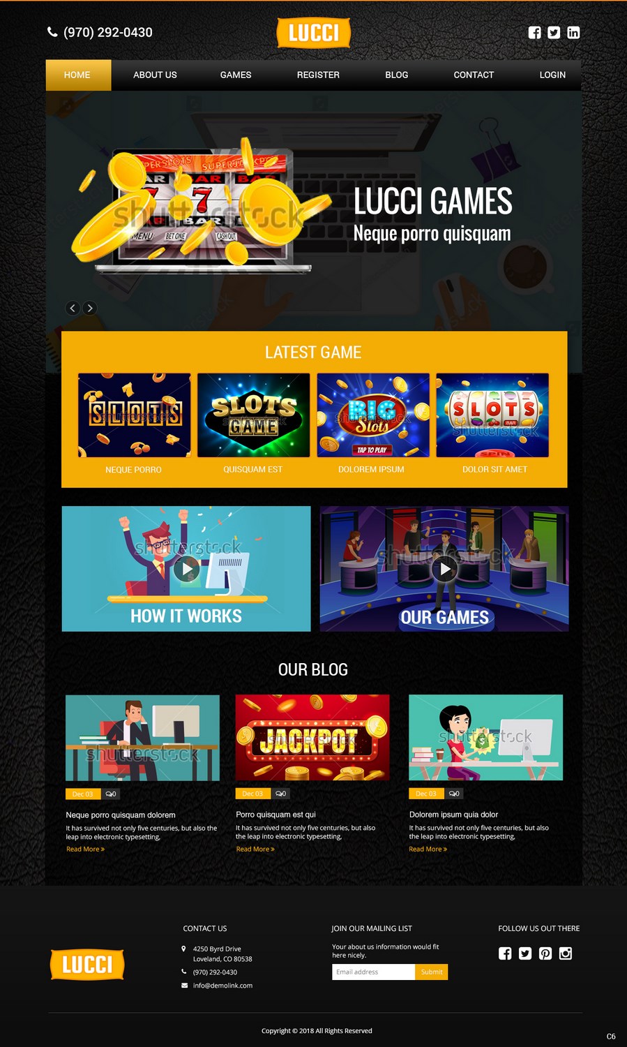 Web Design by pb for Fan Lucci | Design #17820197