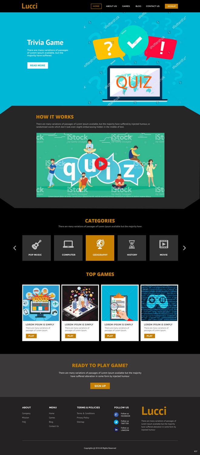 Web Design par pb pour Fan Lucci | Design #17820199