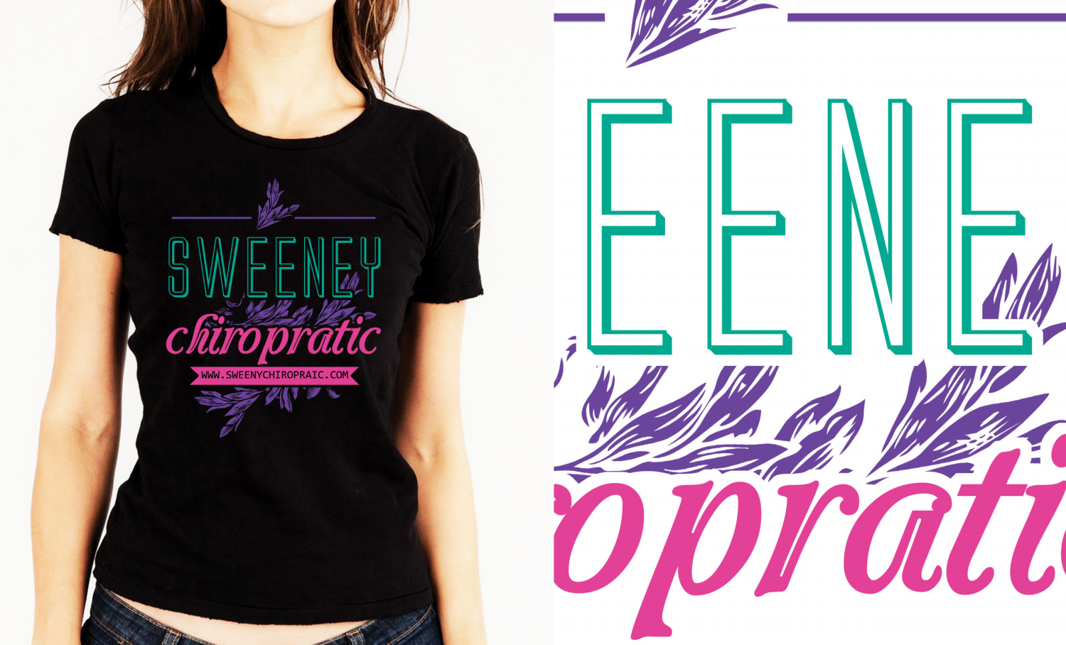 T-shirt Design by Abidamar for Sweeney Chiropractic | Design #17808109