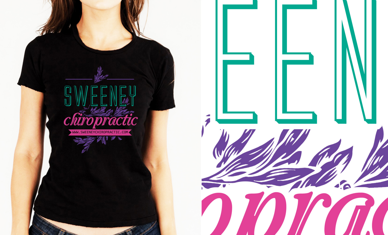 T-shirt Design by Abidamar for Sweeney Chiropractic | Design #17810083