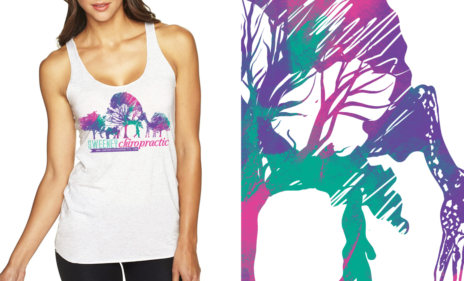 T-shirt Design by Abidamar for Sweeney Chiropractic | Design #17810125