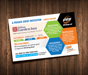 Direct Mail flyer for the timeshare industry.