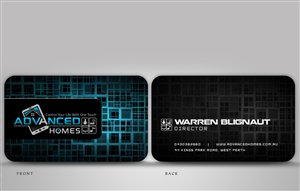Business Card Design by disign for Advanced Homes Pty Ltd | Design: #641222