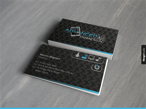 Diseño de Tarjeta de Presentación por MergeStudio para Advanced Homes Pty Ltd | Diseño: #651397