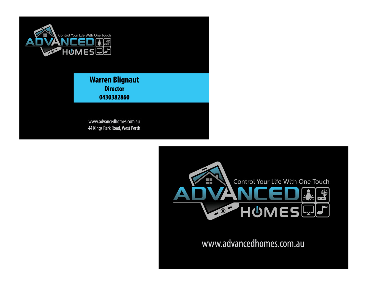 Diseño de Tarjeta de Presentación por viniandra para Advanced Homes Pty Ltd | Diseño #640607
