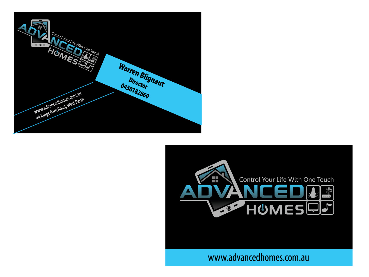 Design de Carte de Visite par viniandra pour Advanced Homes Pty Ltd | Design #640624