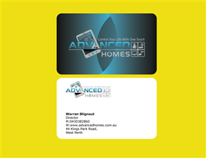 Visitenkarten-Design von Hexatechbd für Advanced Homes Pty Ltd | Design #639114