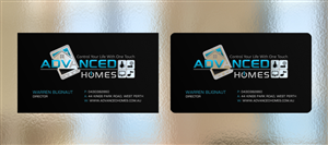 Business Card Design by diRtY.EMM for Advanced Homes Pty Ltd | Design: #644115