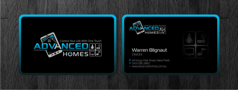 Diseño de Tarjeta de Presentación por Atvento Graphics para Advanced Homes Pty Ltd | Diseño #656822