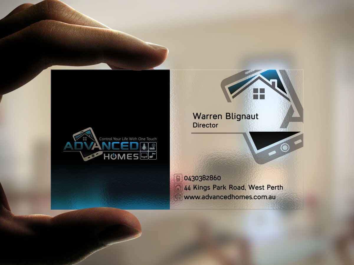 Diseño de Tarjeta de Presentación por direknordz para Advanced Homes Pty Ltd | Diseño #640178