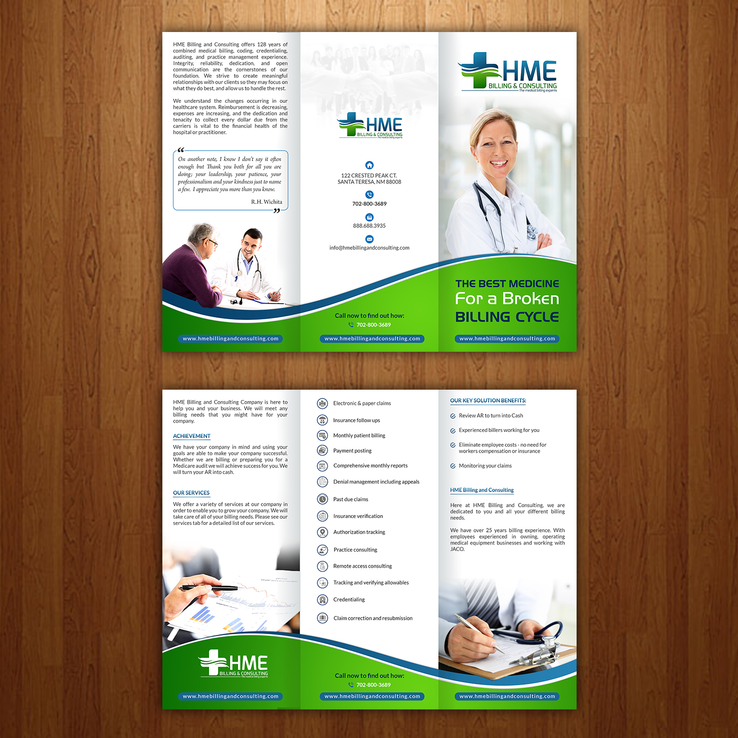 Flyer Design by creative.bugs for HME Billing and Consulting | Design #17867223