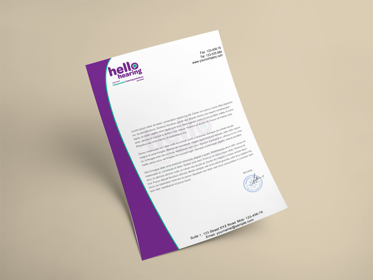 Letterhead Design by Ather for this project | Design #17829960