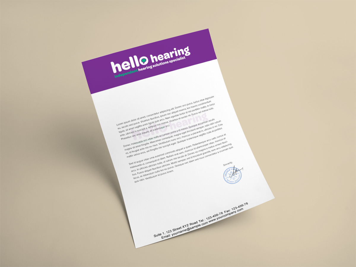 Briefkopf-Design von Ather für dieses Projekt | Design #17890142