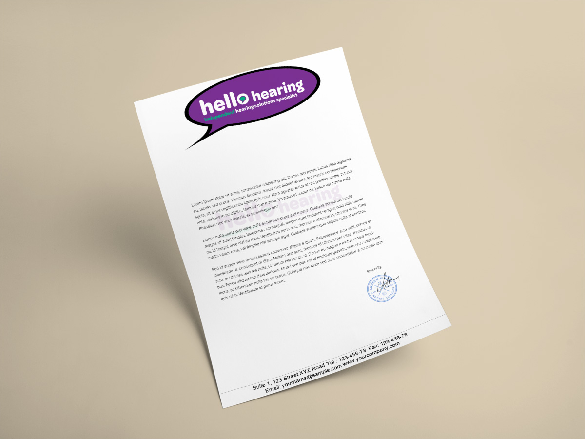 Letterhead Design by Ather for this project | Design #17892222