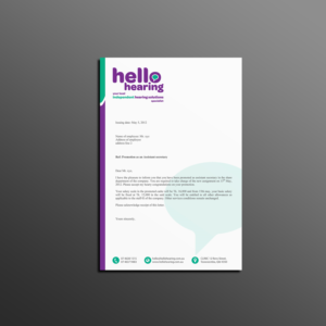 Letterhead Design by Creations Box 2015 for this project | Design: #17804681