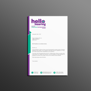 Letterhead Design by Creations Box 2015 for this project | Design: #17804682