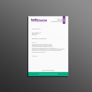 Letterhead Design by Creations Box 2015 for this project | Design: #17804683