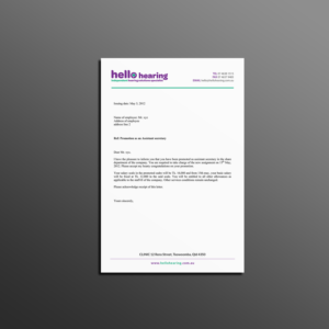 Letterhead Design by Creations Box 2015 for this project | Design: #17804684