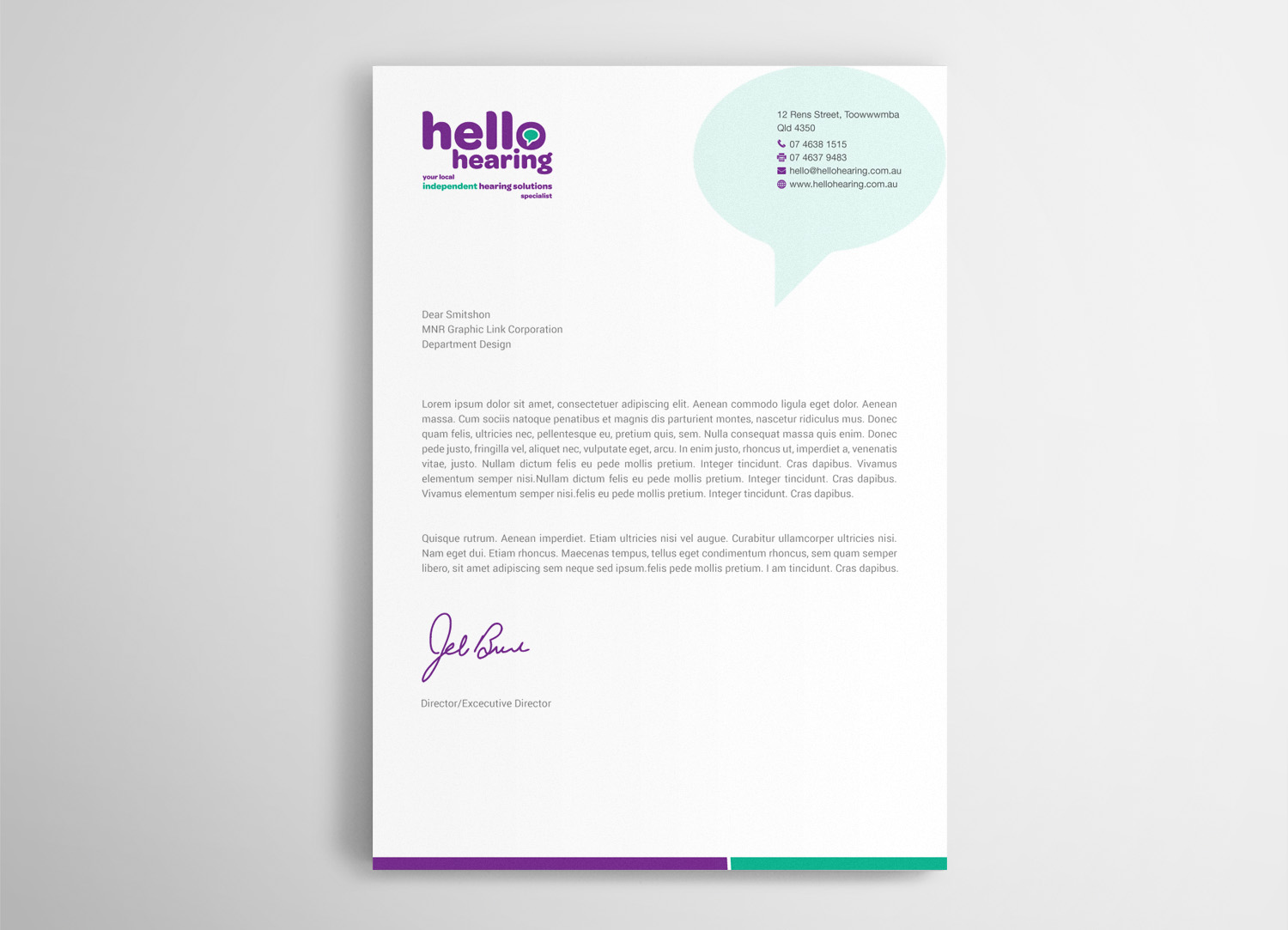 Letterhead Design by mdreyad for this project | Design #17834805