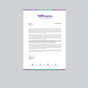 Letterhead Design by bdesigner9 for this project | Design #17809465