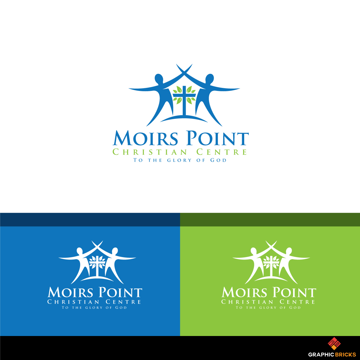 Logo Design by Graphic Bricks for Moirs Point Christian Centre | Design: #17816504