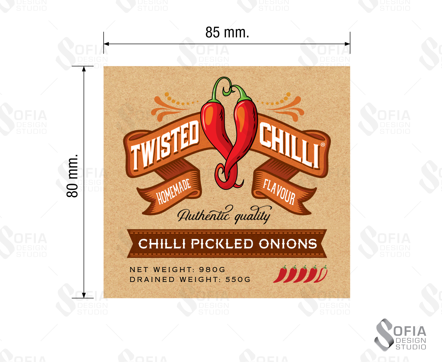 Diseño de Etiqueta por SofiaDesignStudio para PS Food Products | Diseño: #17850403